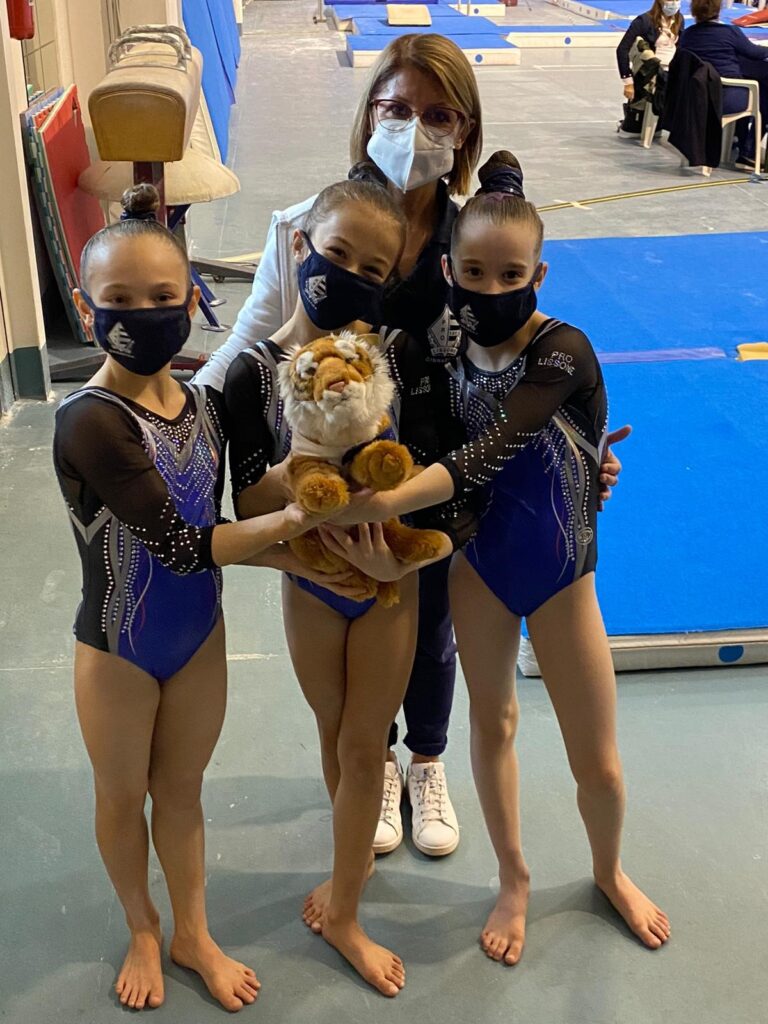 Pro Lissone ginnastica  Sofia, Alessia e Ludovica: tre stelline d’oro brillano a Mortara