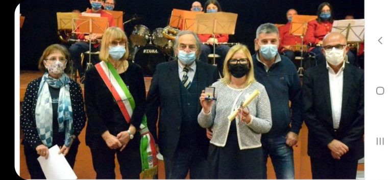 Alla società l’onorificenza del comune di Lissone dell’Angelo d’Oro