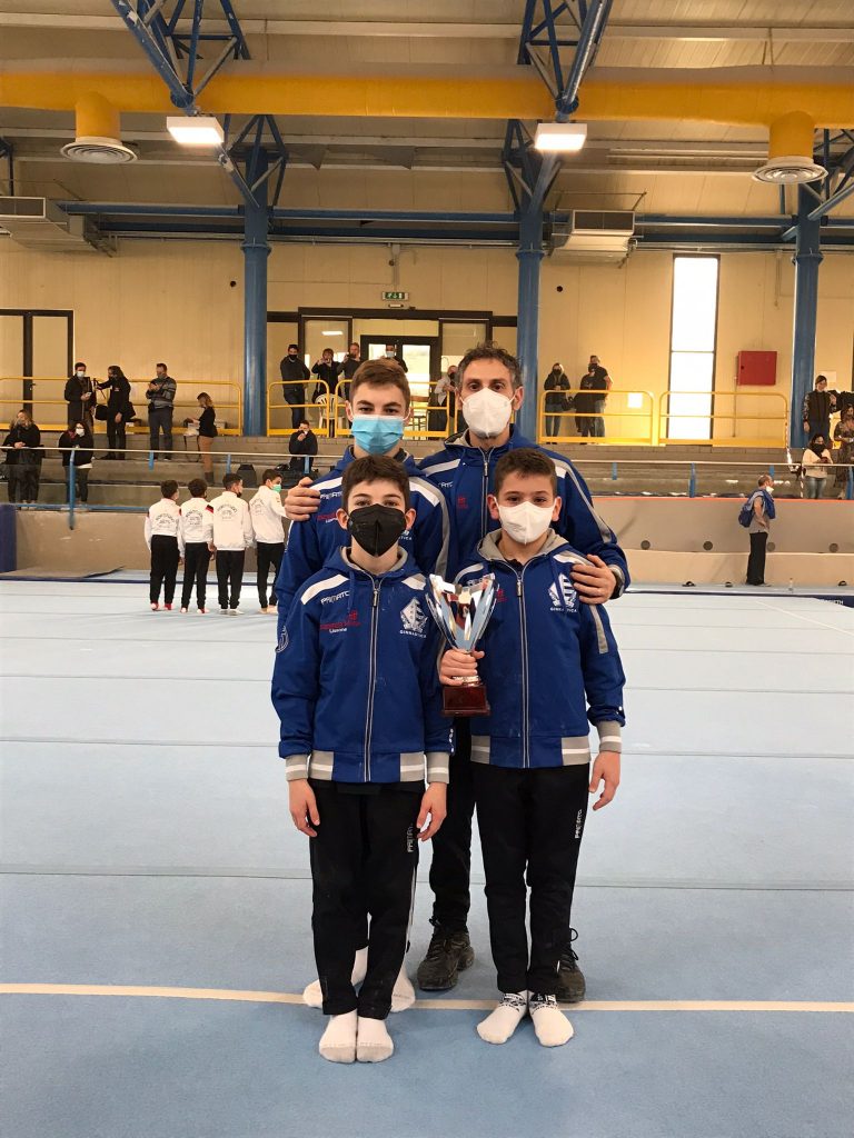 Pro Lissone ginnastica, i ragazzi Gold 1 sono vicecampioni d’Italia